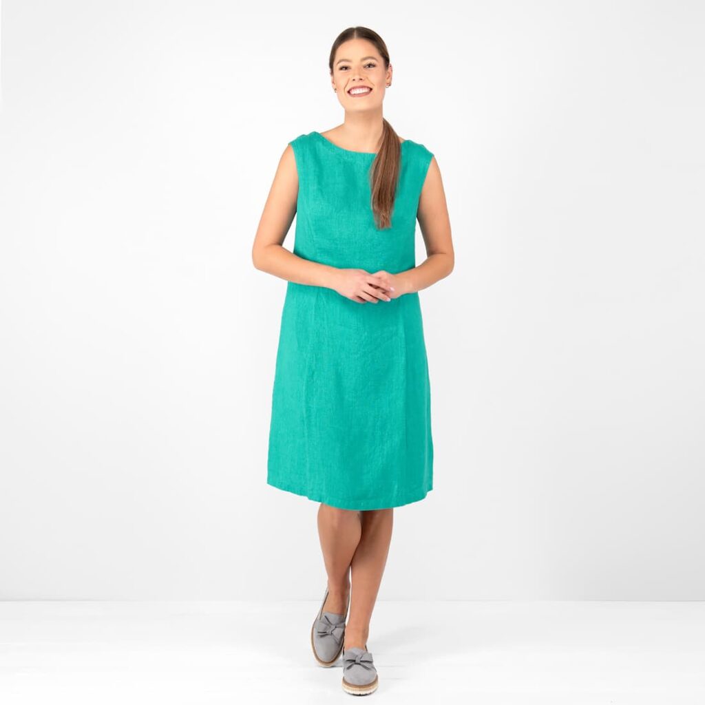 LUKA Robe vert vif 1 LUKA Robe vert vif