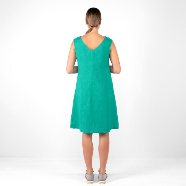 LUKA Robe vert vif – Image 5