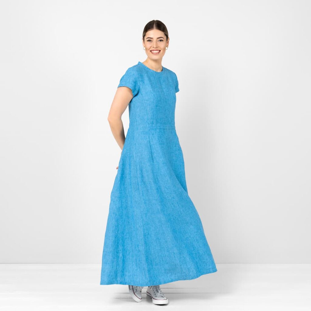SIMA Robe bleue 2 SIMA Robe bleue – Image 2