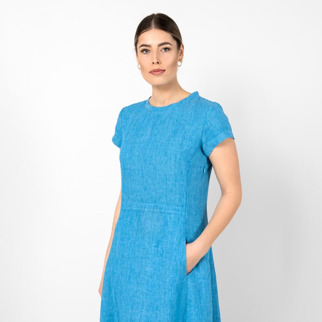 SIMA Robe bleue 3 SIMA Robe bleue – Image 3
