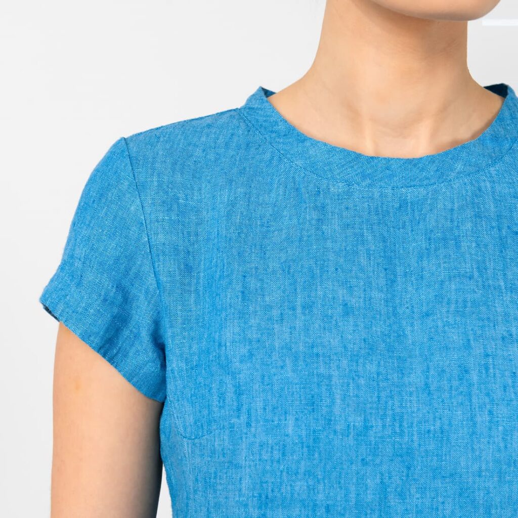 SIMA Robe bleue 4 SIMA Robe bleue – Image 4