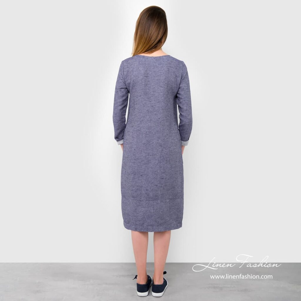 MARTA Robe bleue 5 MARTA Robe bleue – Image 5