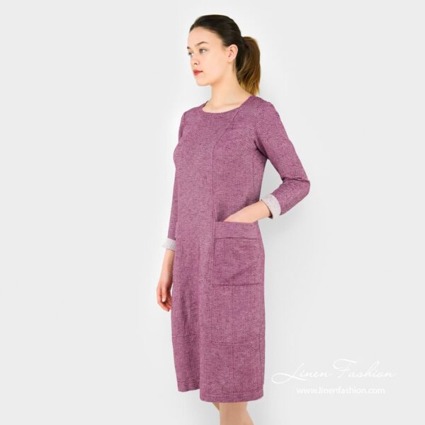 MARTA Robe violette – Image 2