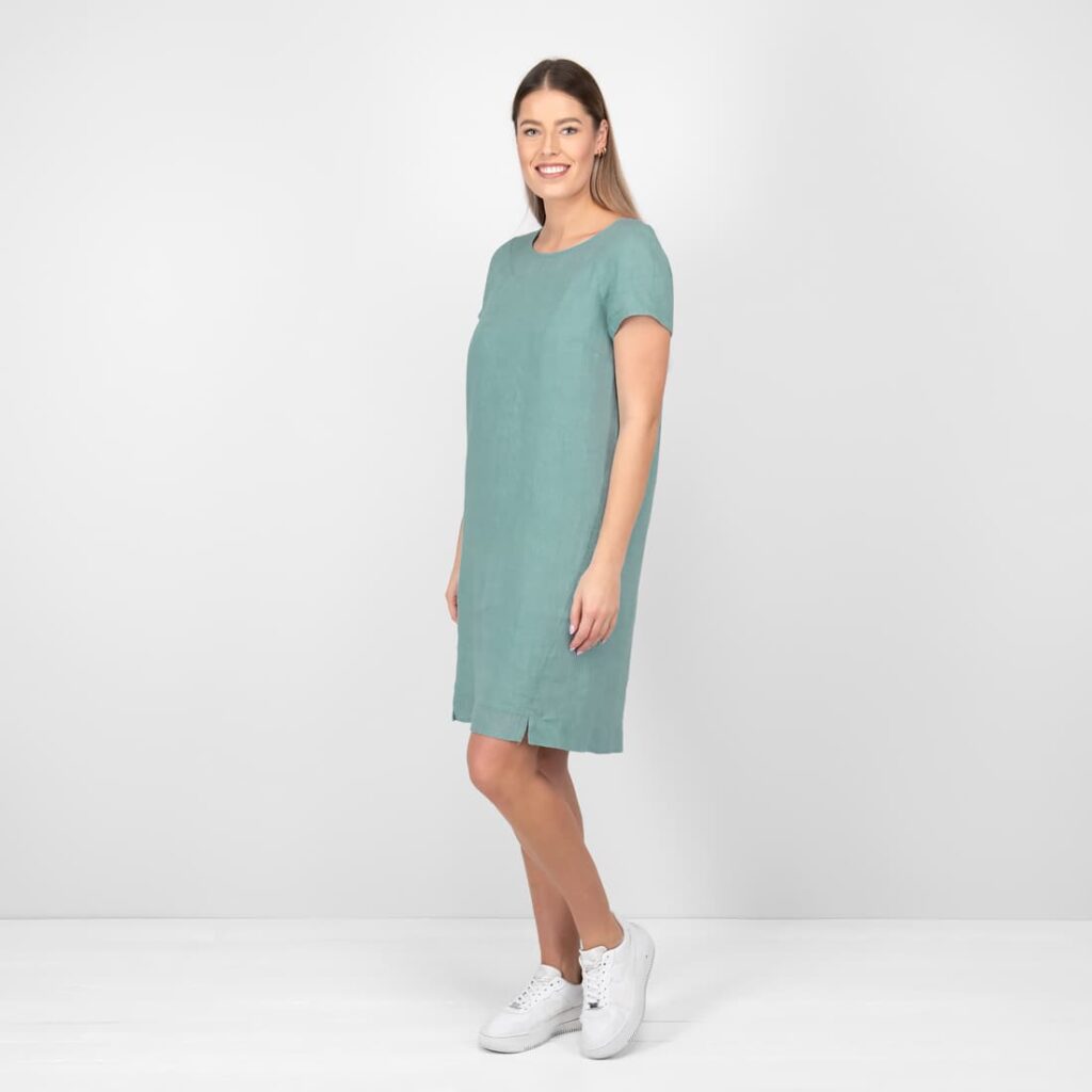 PROVENCE Robe vert deau 2 PROVENCE Robe vert deau – Image 2