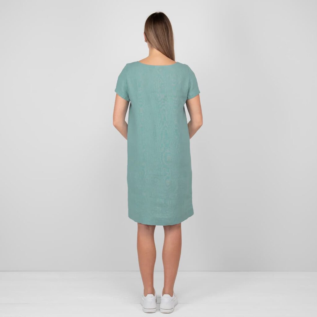 PROVENCE Robe vert deau 6 PROVENCE Robe vert deau – Image 6