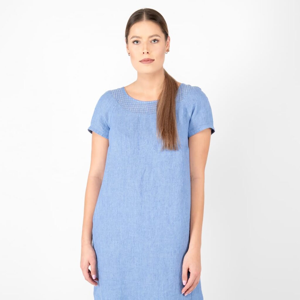 PROVENCE Robe bleue 3 PROVENCE Robe bleue – Image 3