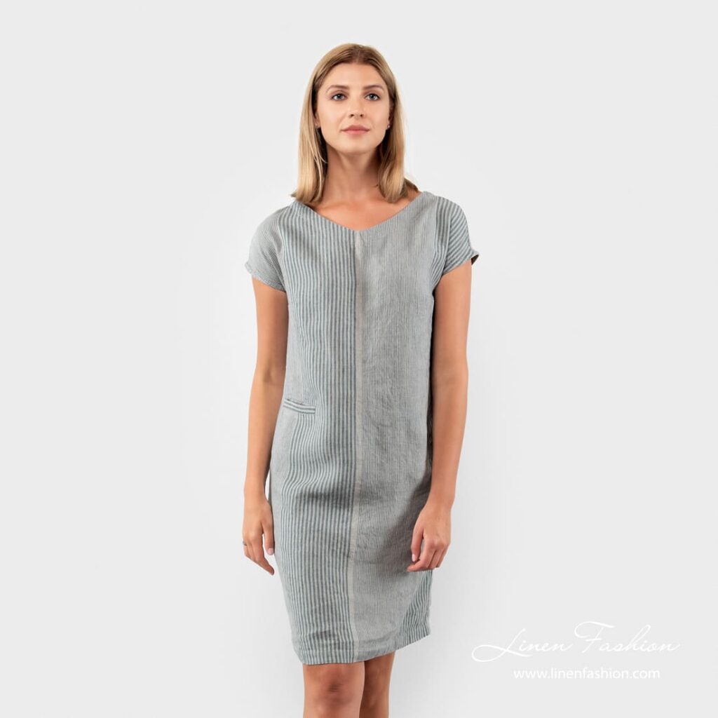 RETRO Robe grise 2 RETRO Robe grise – Image 2