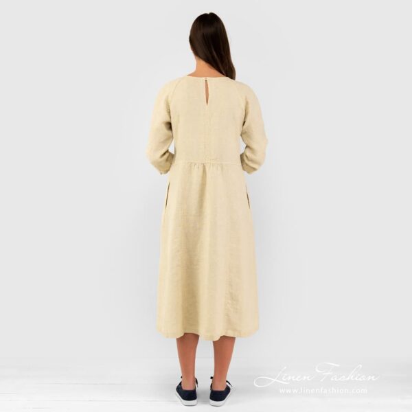 DELFINA Robe jaune pâle – Image 4