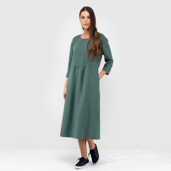 DELFINA Robe vert foncé