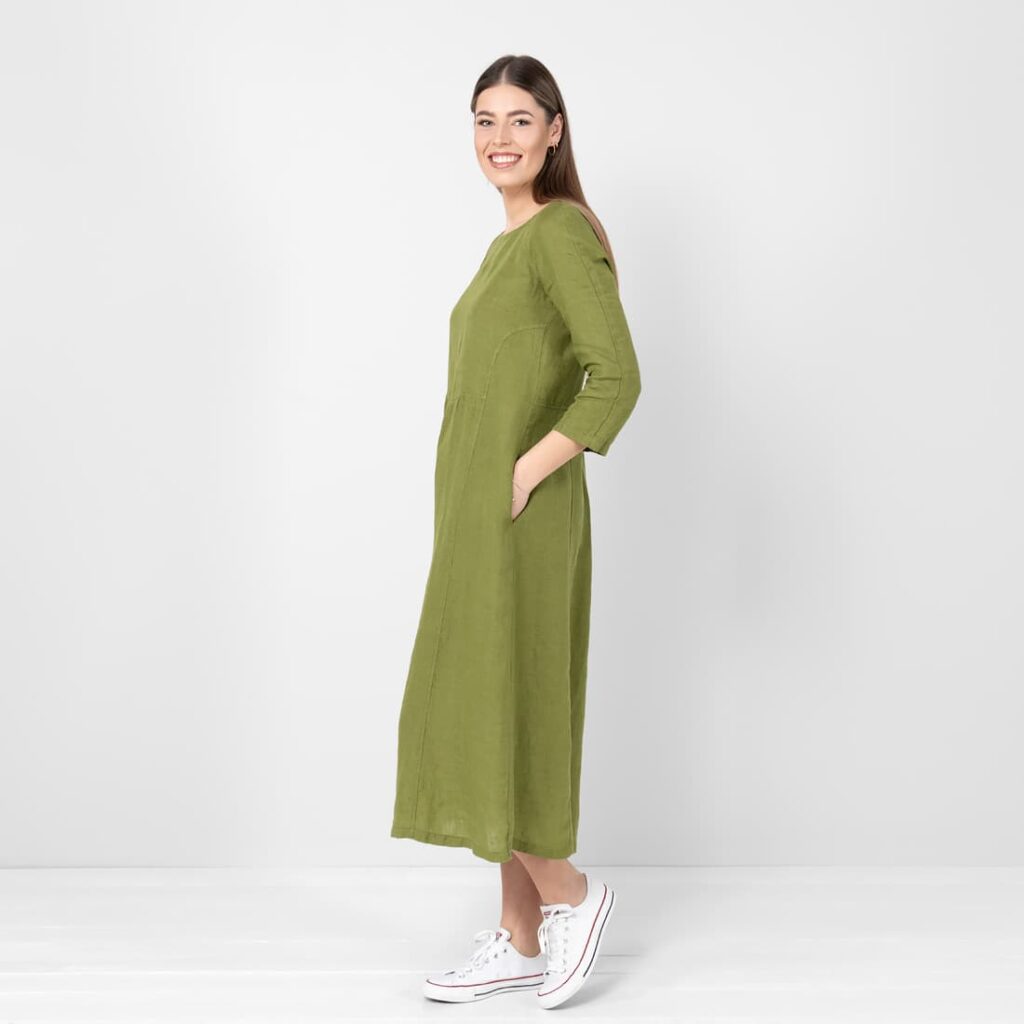 DELFINA Robe verte 4 DELFINA Robe verte – Image 4
