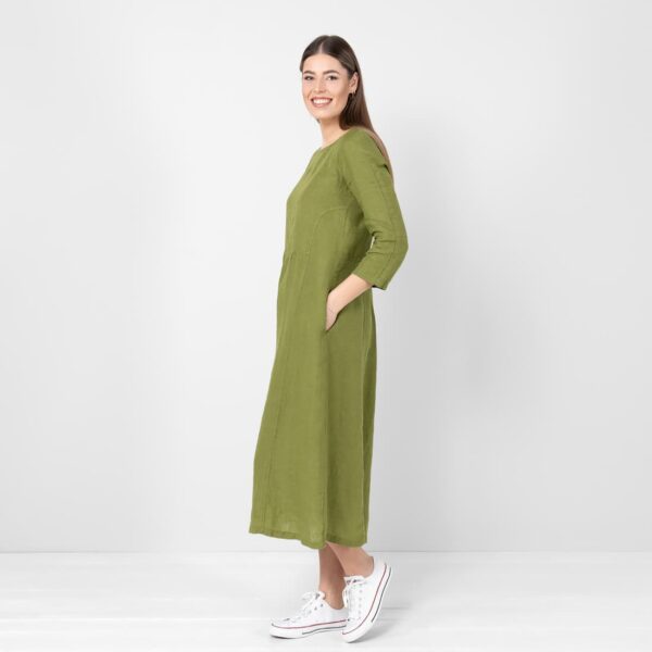 DELFINA Robe verte – Image 4