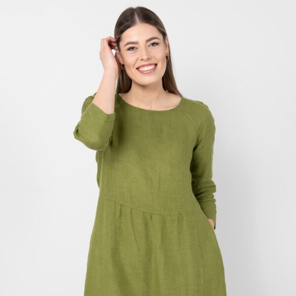 DELFINA Robe verte – Image 2