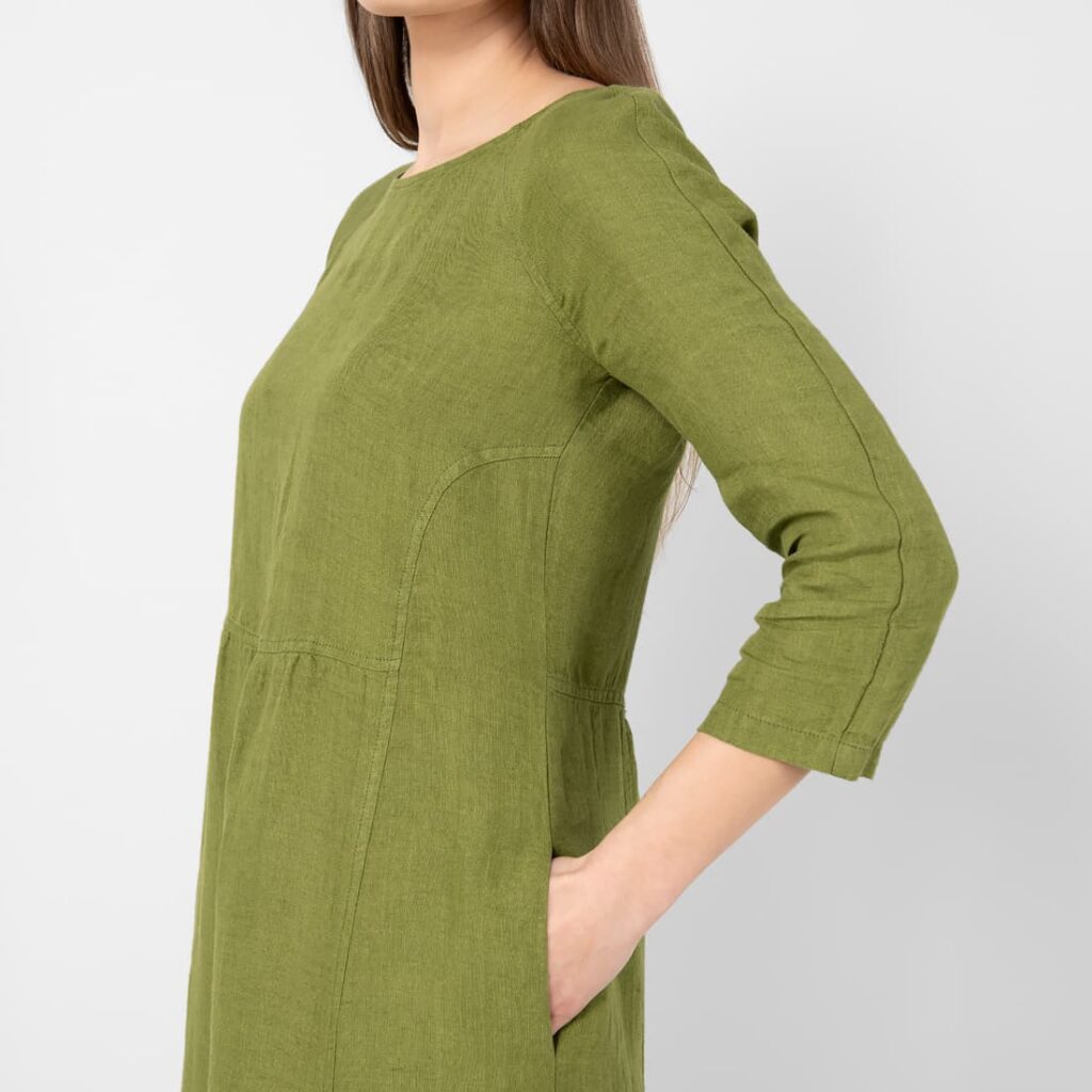 DELFINA Robe verte 5 DELFINA Robe verte – Image 5