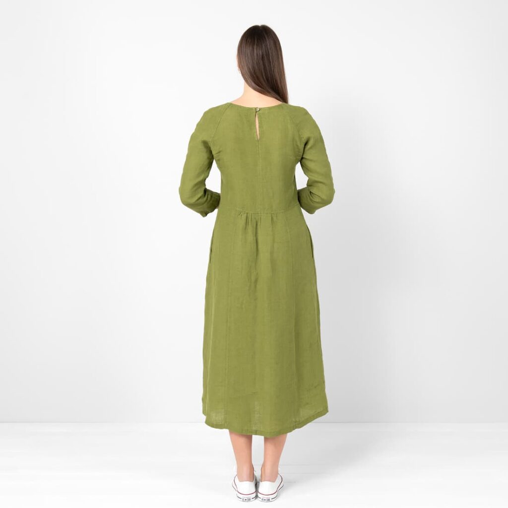 DELFINA Robe verte 6 DELFINA Robe verte – Image 6