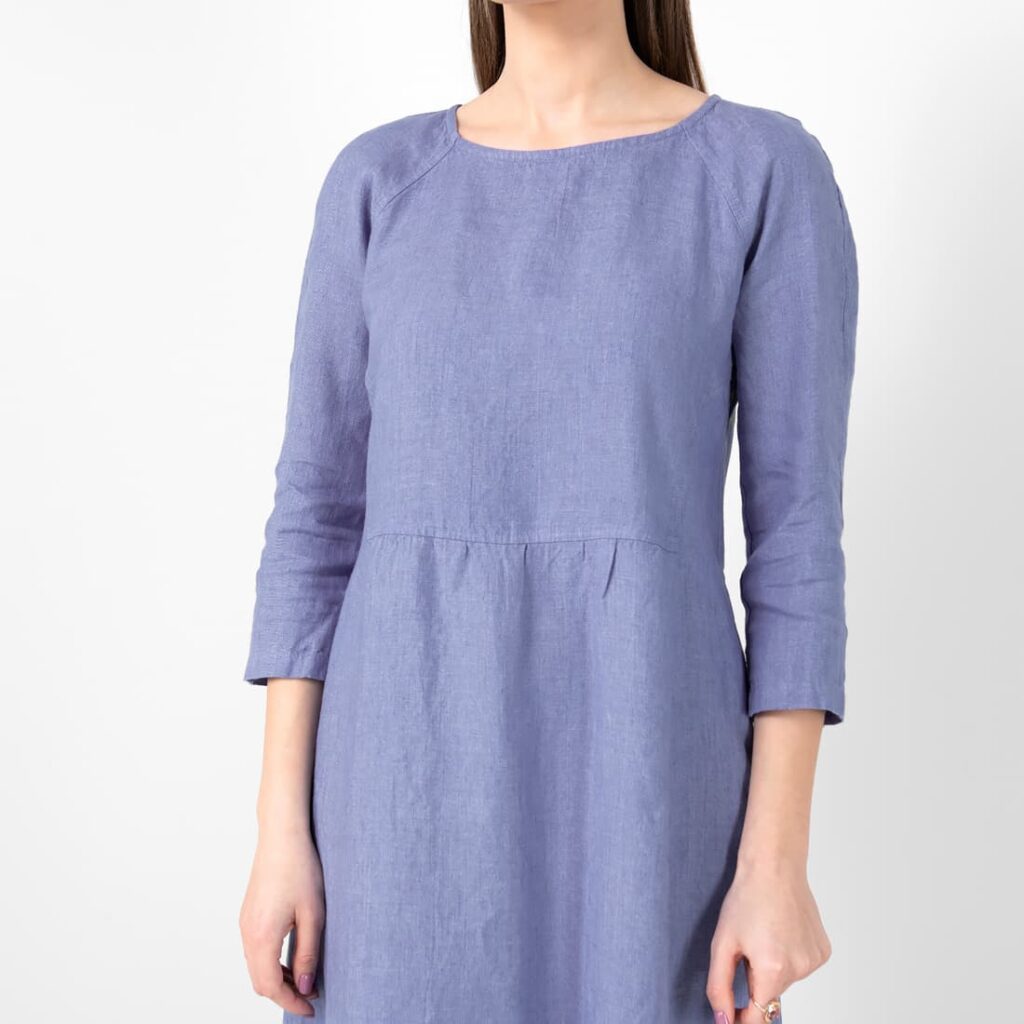 DELFINA Robe bleue 4 DELFINA Robe bleue – Image 4