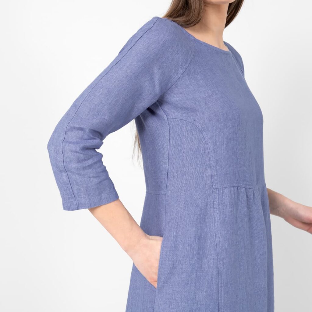 DELFINA Robe bleue 5 DELFINA Robe bleue – Image 5