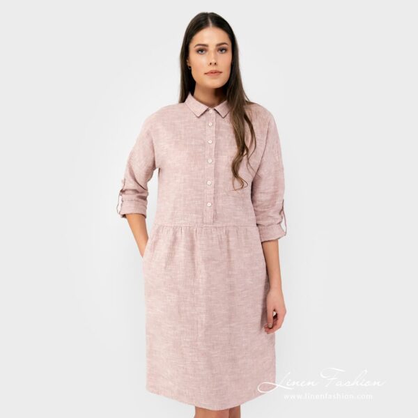 JUDIT Robe brune – Image 2