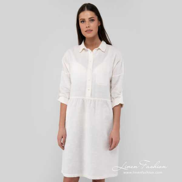 JUDIT Robe blanche – Image 2