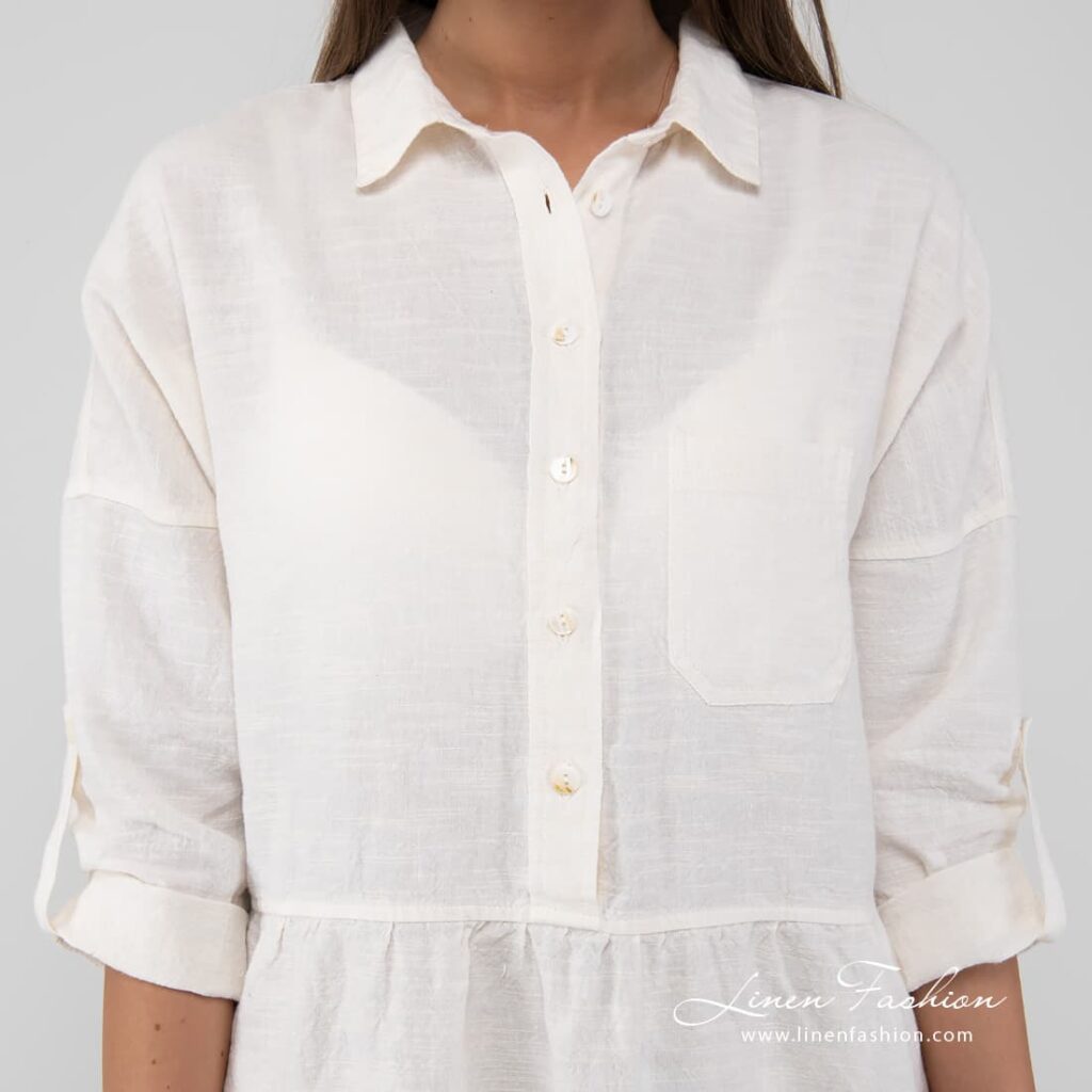 JUDIT Robe blanche 4 JUDIT Robe blanche – Image 4