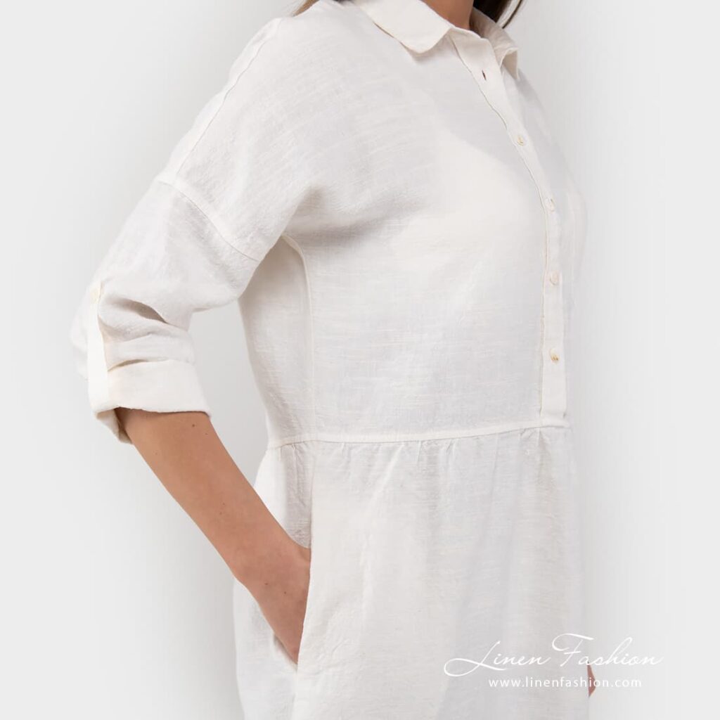 JUDIT Robe blanche 5 JUDIT Robe blanche – Image 5