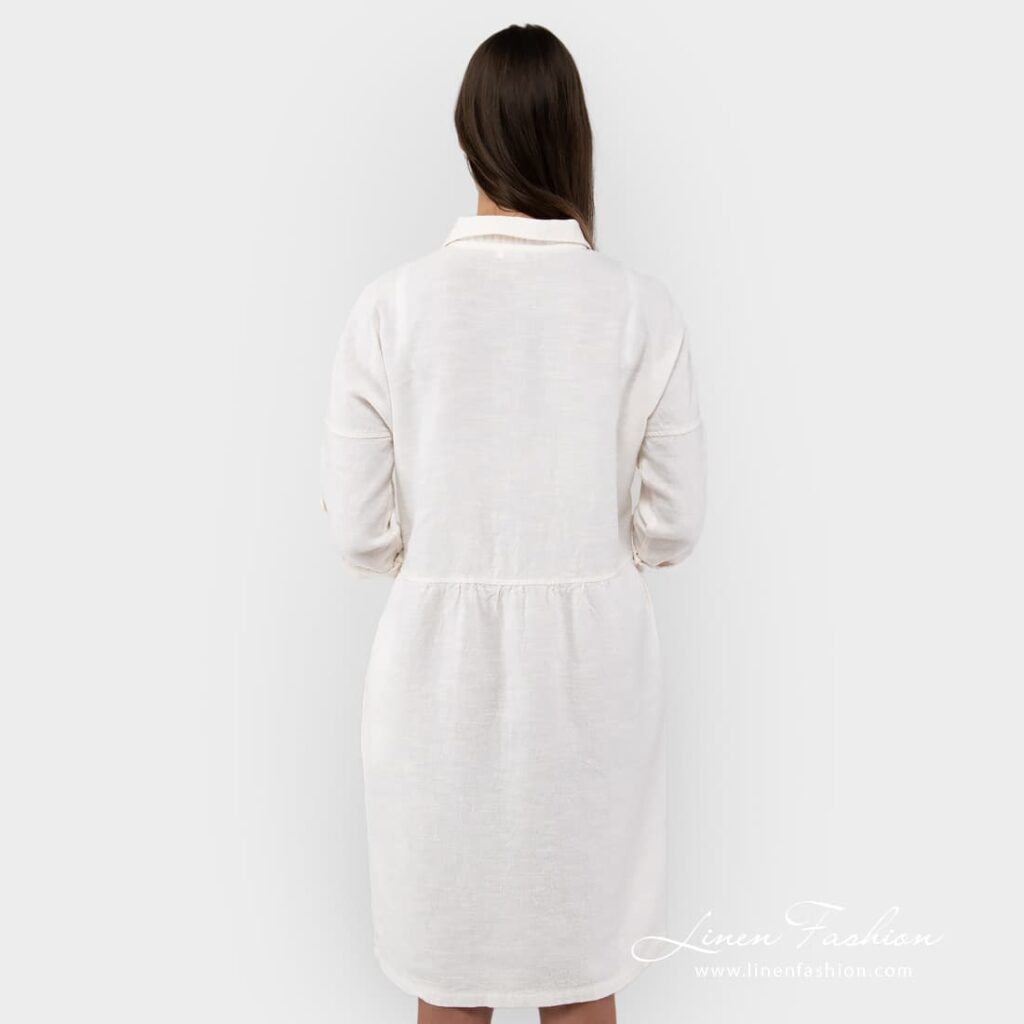 JUDIT Robe blanche 6 JUDIT Robe blanche – Image 6