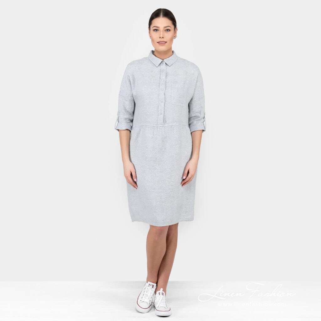 JUDIT Robe grise 1 JUDIT Robe grise