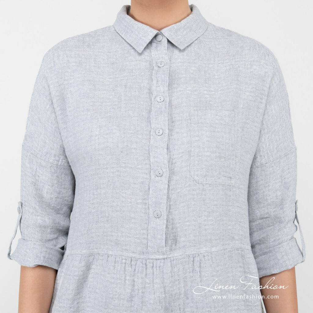 JUDIT Robe grise 4 JUDIT Robe grise – Image 4