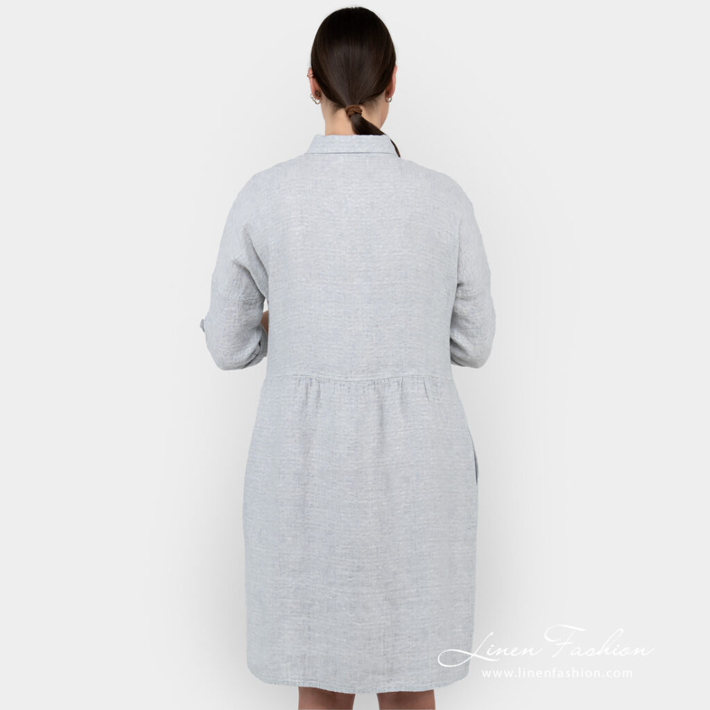 JUDIT Robe grise 6 JUDIT Robe grise – Image 6