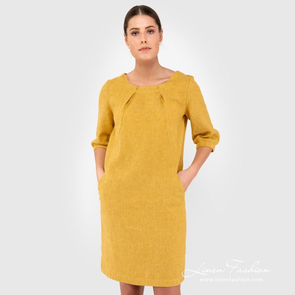 ALFA Robe jaune 2 ALFA Robe jaune – Image 2