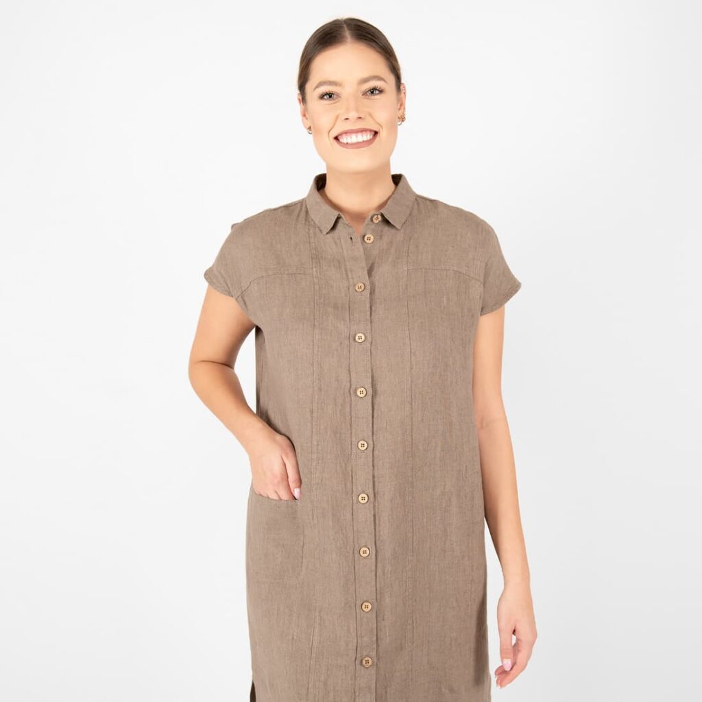 GINA Robe brune 3 GINA Robe brune – Image 3