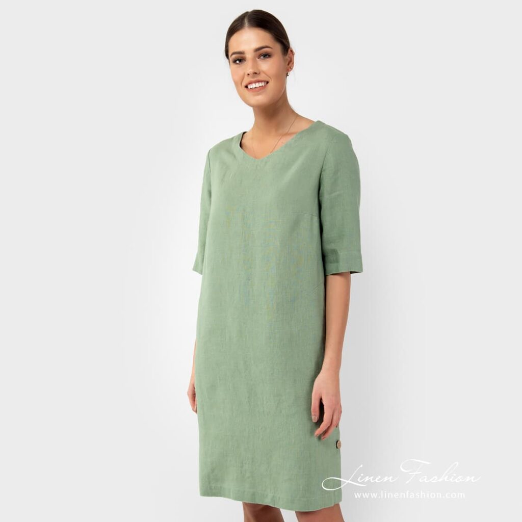 MALVINA Robe verte 2 MALVINA Robe verte – Image 2