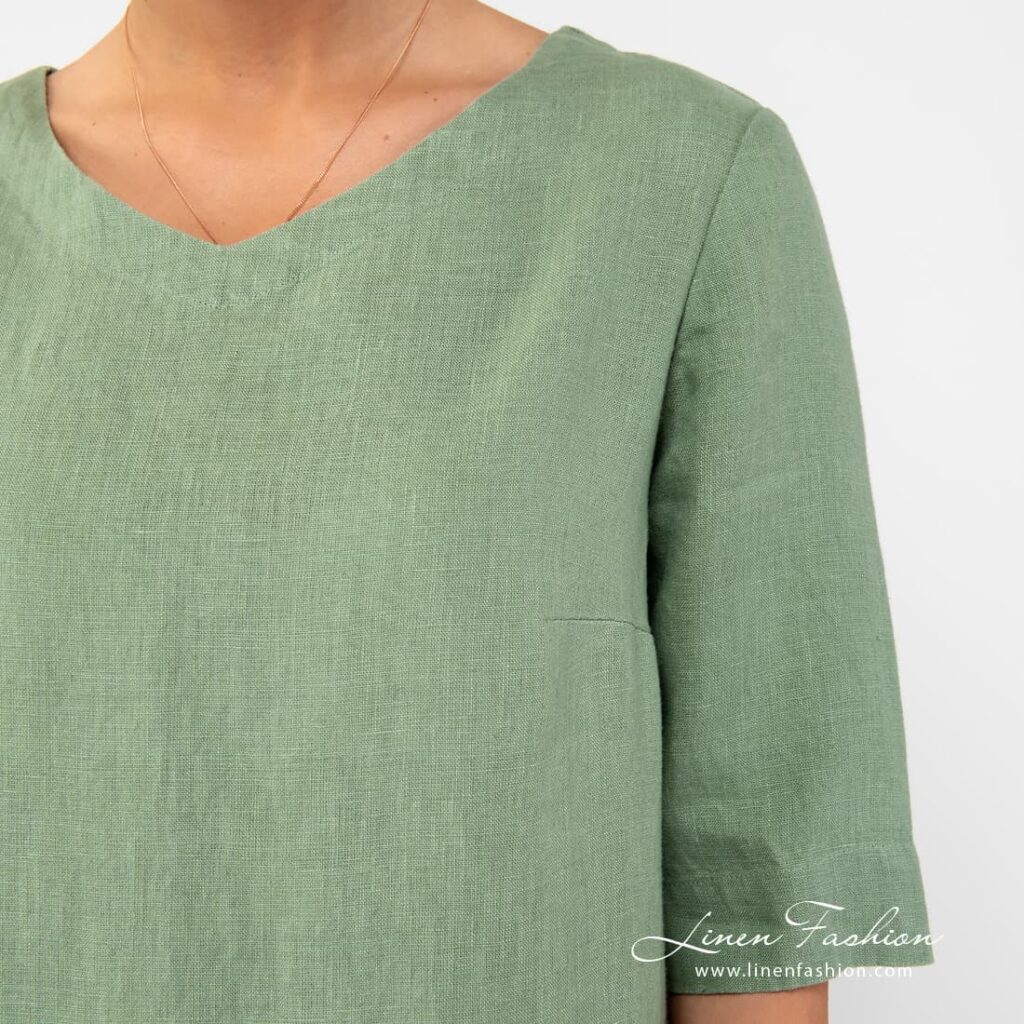 MALVINA Robe verte 3 MALVINA Robe verte – Image 3