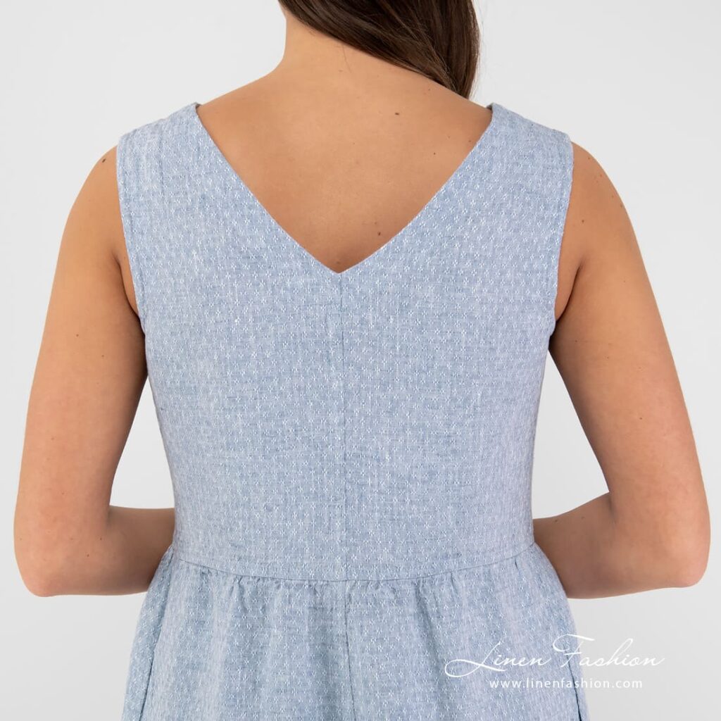 JAMAIKA Robe bleue 5 JAMAIKA Robe bleue – Image 5