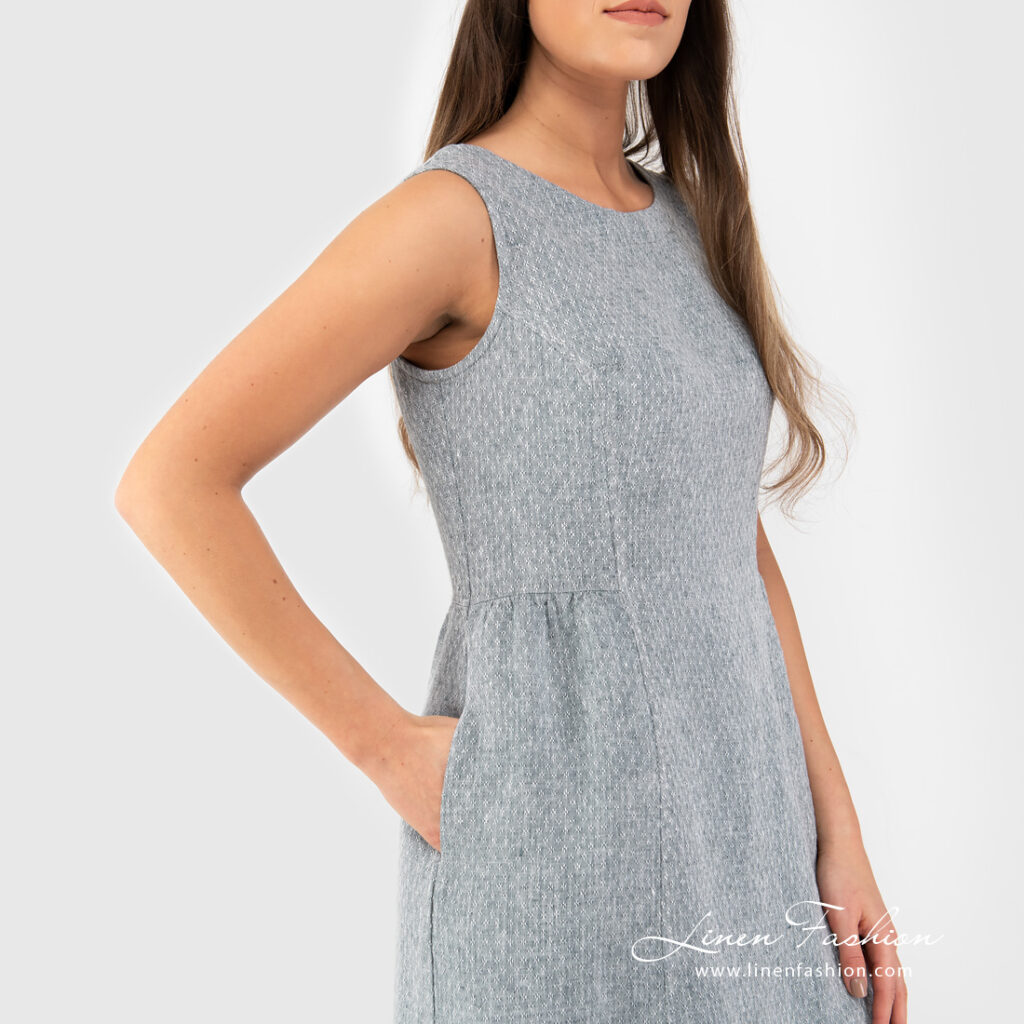 JAMAIKA Robe grise 3 JAMAIKA Robe grise – Image 3
