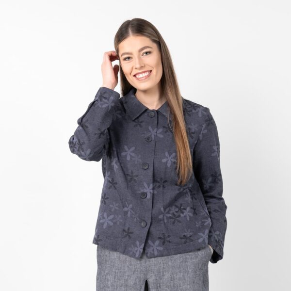 LIMA Veste bleu floral – Image 3