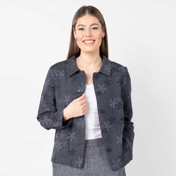 LIMA Veste bleu floral
