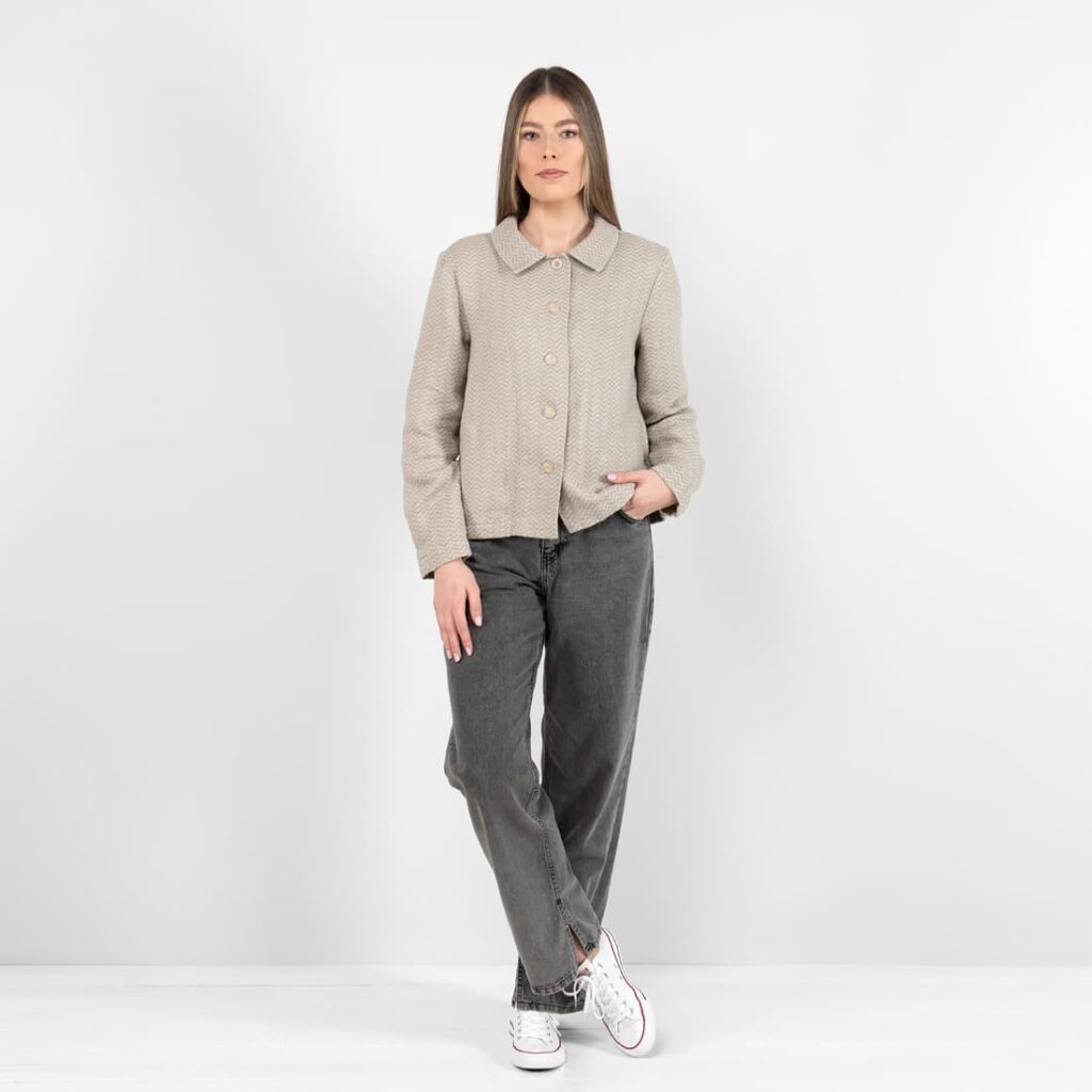 LIMA Veste beige 2 LIMA Veste beige – Image 2