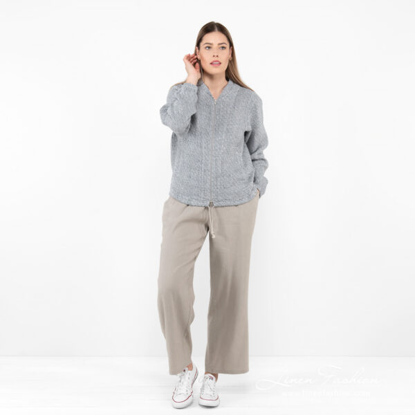 MANGA Blouson bomber gris – Image 2
