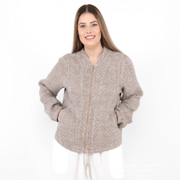 MANGA Blouson bomber marron