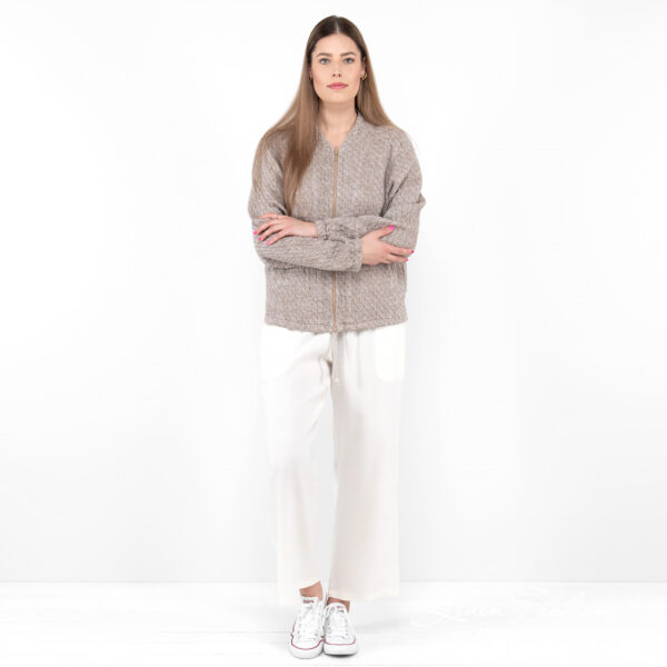 MANGA Blouson bomber marron – Image 2