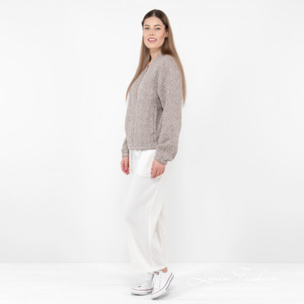 MANGA Blouson bomber marron – Image 3