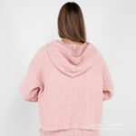 ALFI Sweat à capuche rose