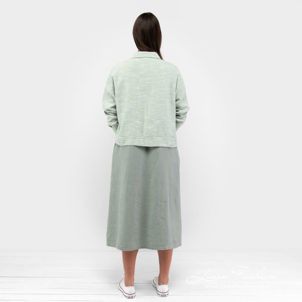 MONACO Veste vert clair 4 MONACO Veste vert clair – Image 4