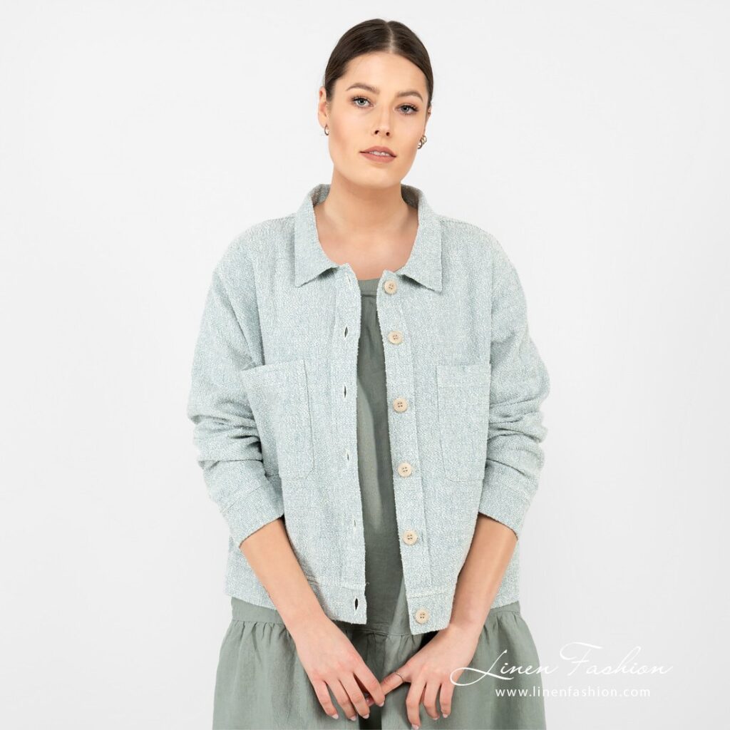 MANU Veste vert clair 1 MANU Veste vert clair