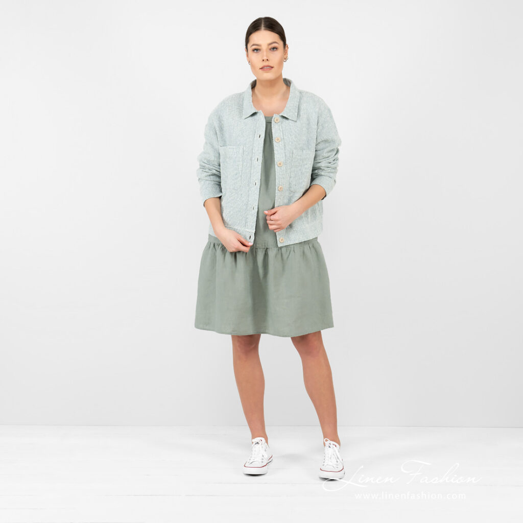 MANU Veste vert clair 6 MANU Veste vert clair – Image 6