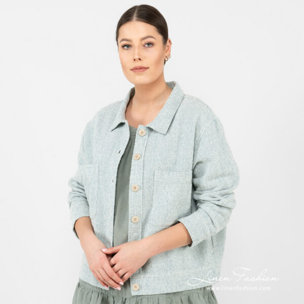 MANU Veste vert clair – Image 5