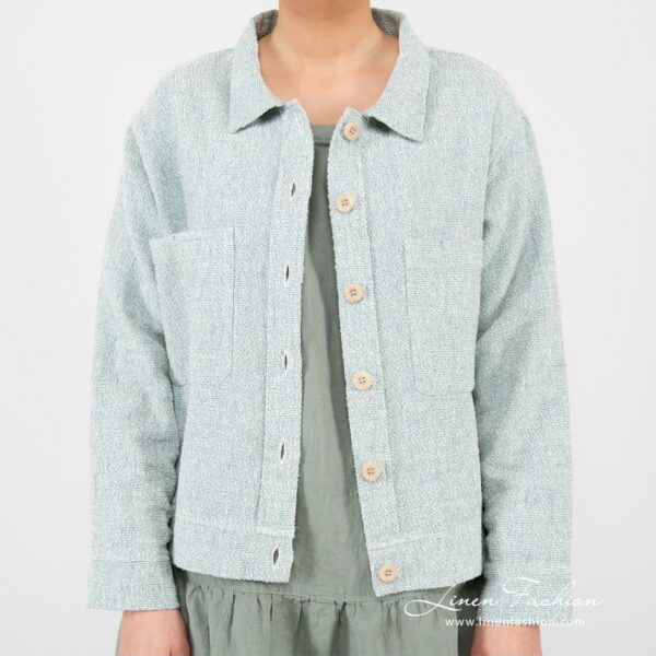 MANU Veste vert clair – Image 4