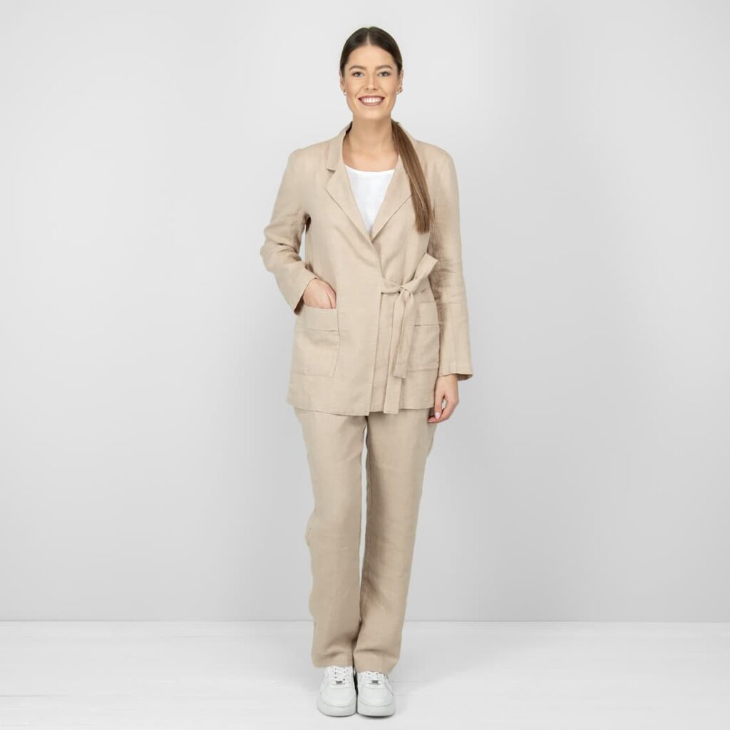 ASHLEY Veste sable 2 ASHLEY Veste sable – Image 2
