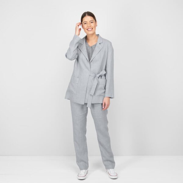 ASHLEY Veste grise – Image 2