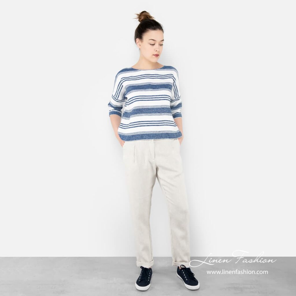 POKI Pantalon gris clair 2 POKI Pantalon gris clair – Image 2